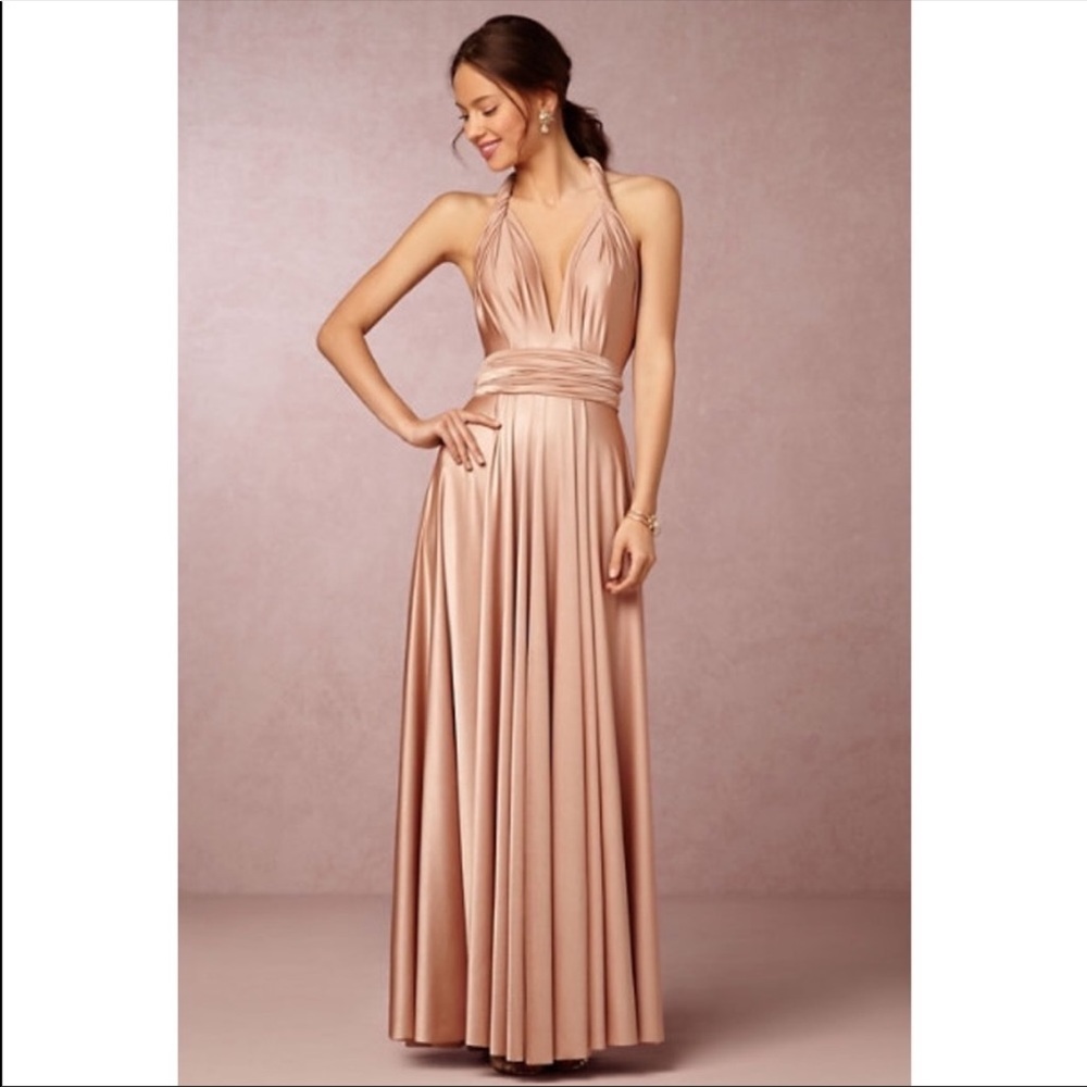 Twobirds Ginger convertible maxi dress BHLDN size A (Small/Medium)